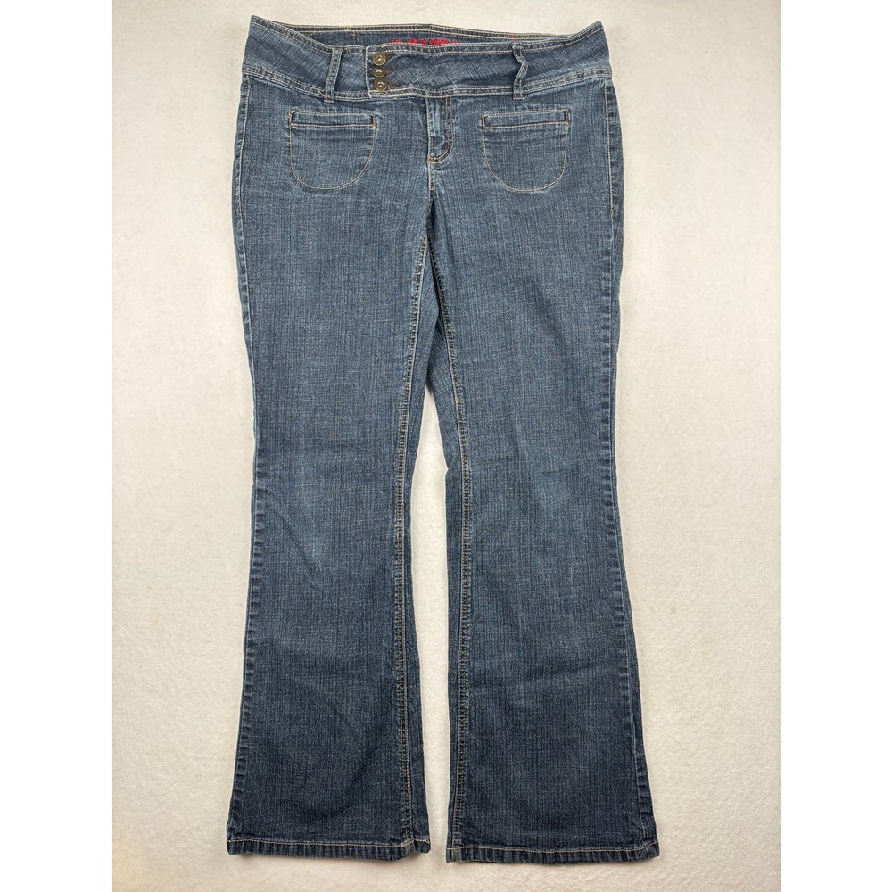 Bongo Jeans Womens 14 Flare‎ Y2K Boho Low Rise Feisty